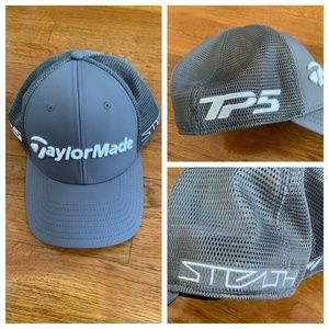 *SOLD* TaylorMade TP5 Stealth Golf Hat — Gray, Large / XL Fitted and Authentic